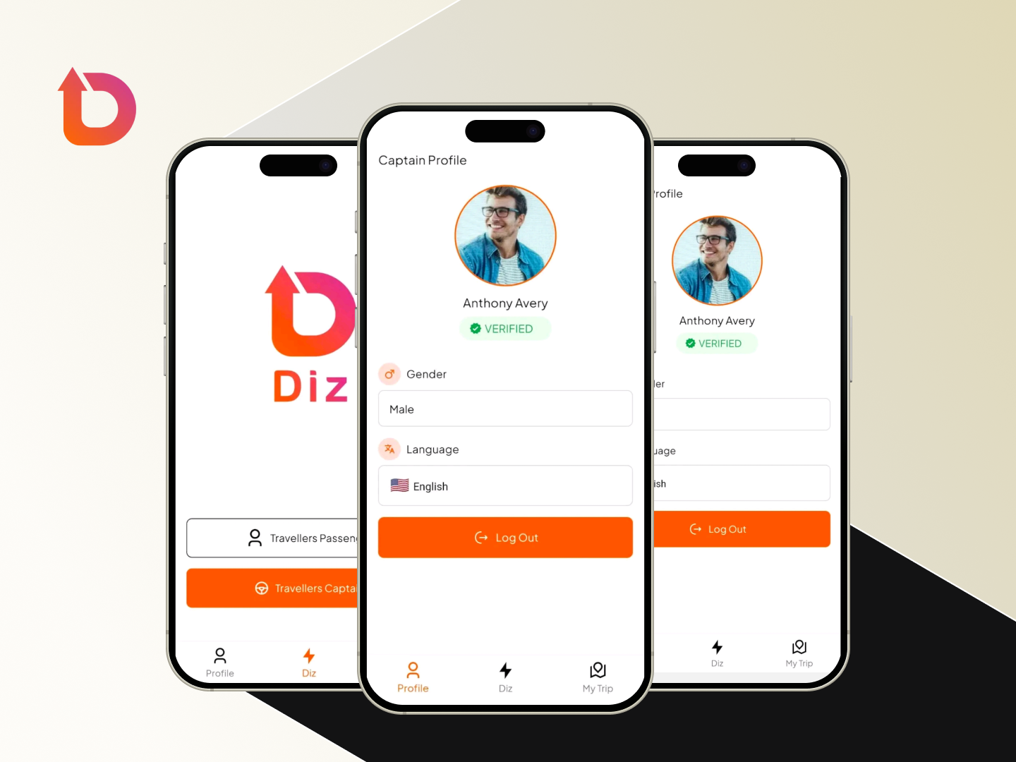 Diz — Carpooling & Ride-Sharing App