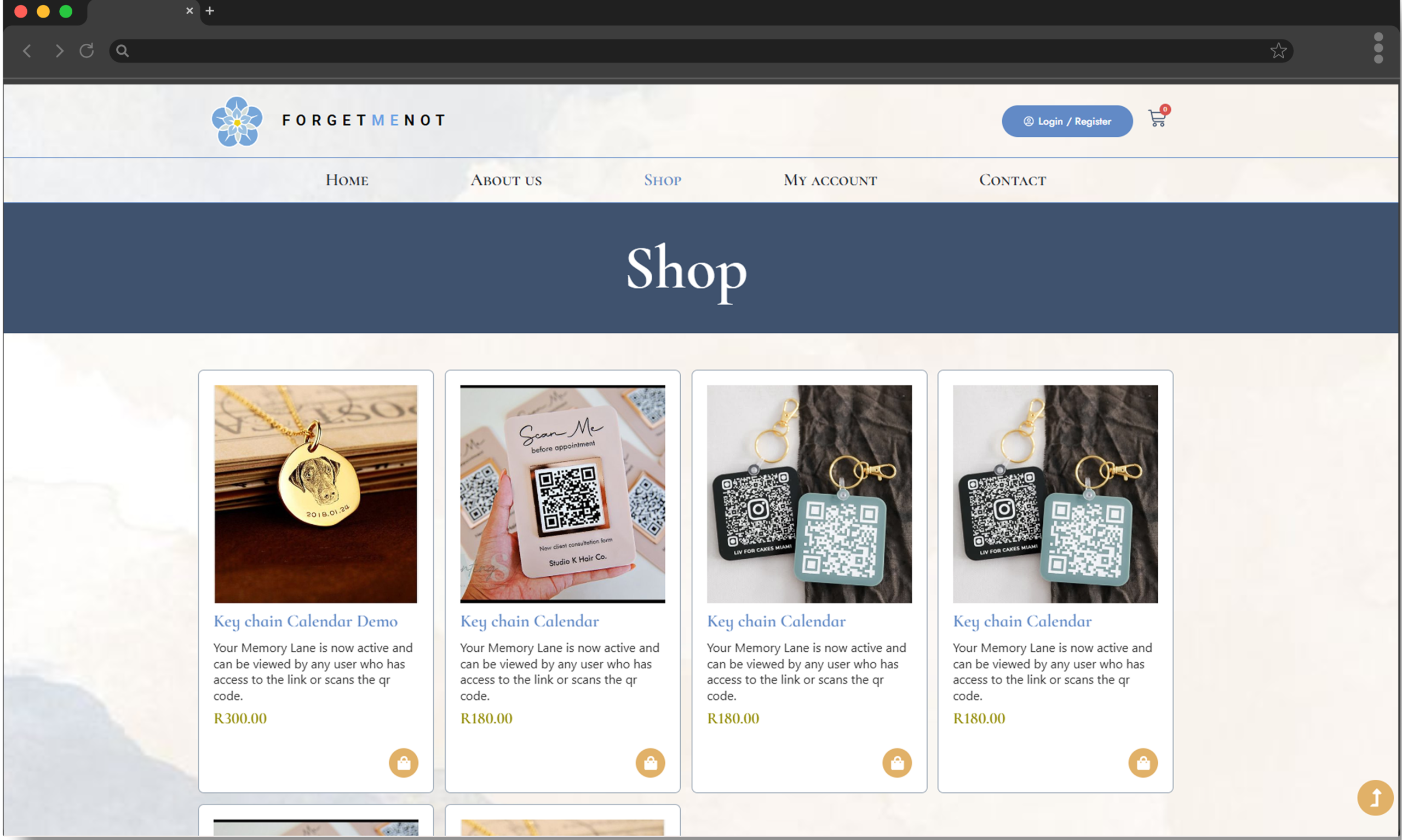 Forgetmenot screen 2