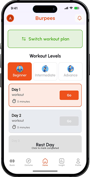 Burpee – Total Body Challenge screen 4