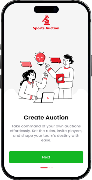 Sport Auction screen 3