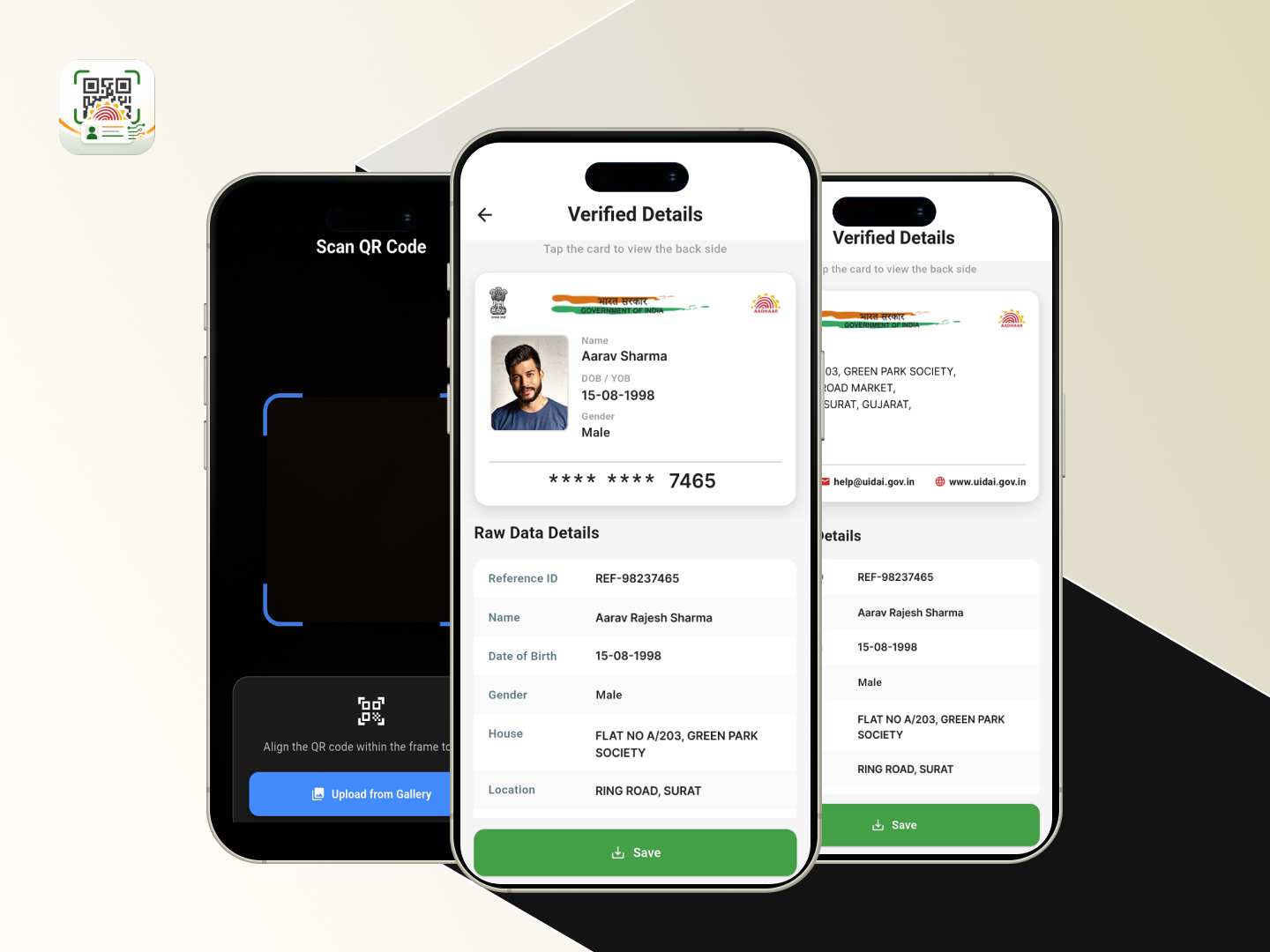 Aadhaar Data Extractor
