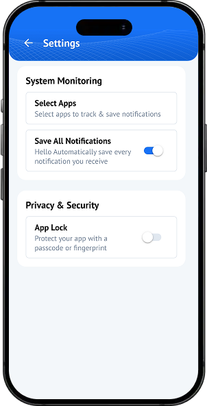NotiSave screen 5