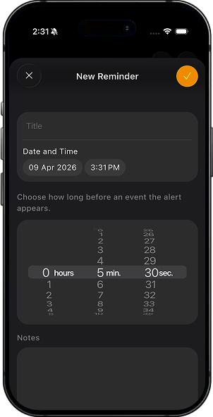 AlertSign – Smart Calendar & Reminder Alert System screen 2