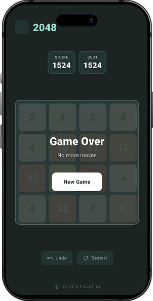 2048 Game screen 5