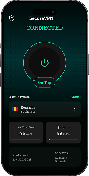 Secure VPN screen 6