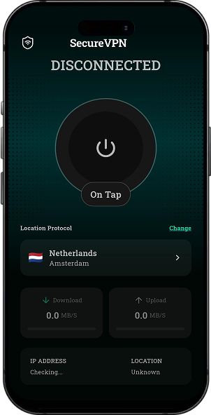 Secure VPN screen 3