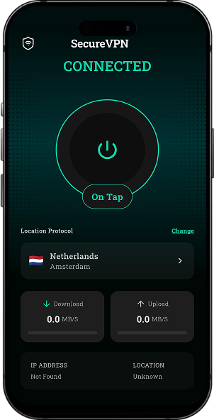 Secure VPN screen 1