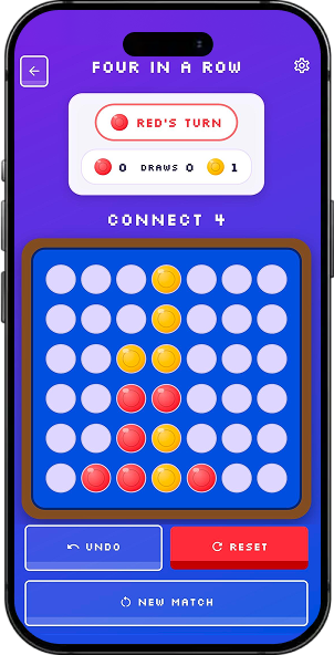 Connect 4 Game screen 3