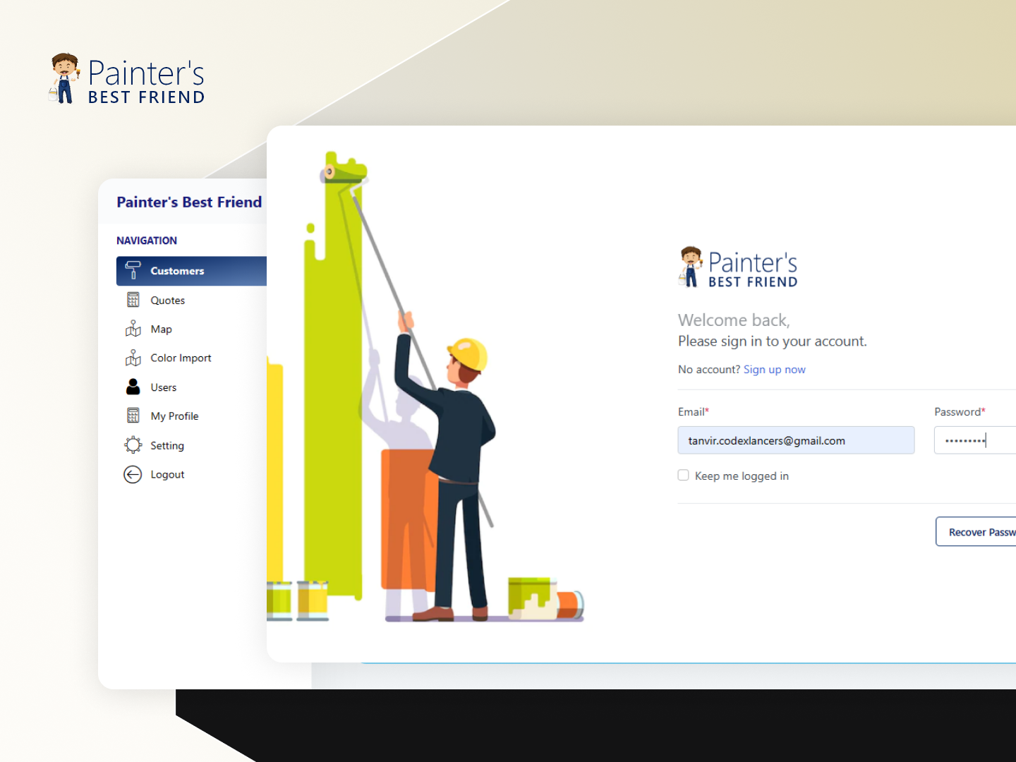 Painter’s Restored – Service Management System