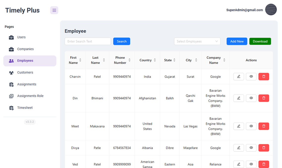 Timely Plus – Time Management System screen 2