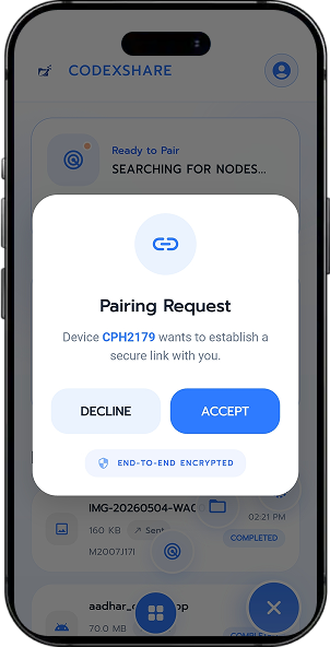 Codex Share screen 7