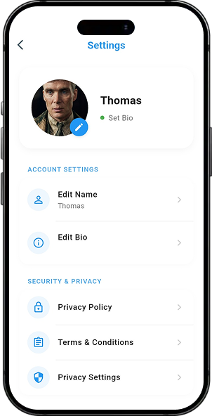 Bluchat screen 3